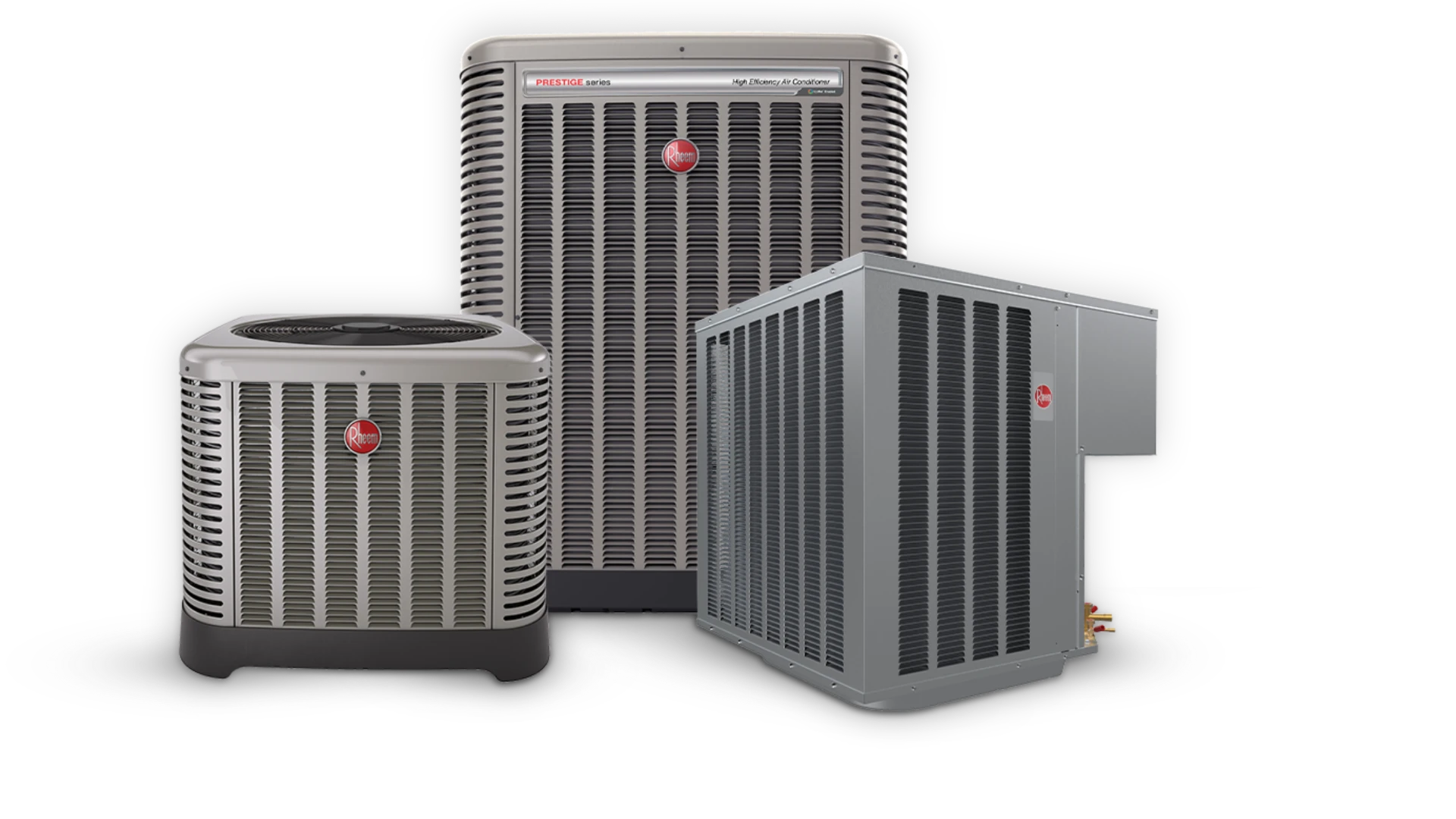 Rheem Classic, Classic Plus and Prestige series air conditioning condensers